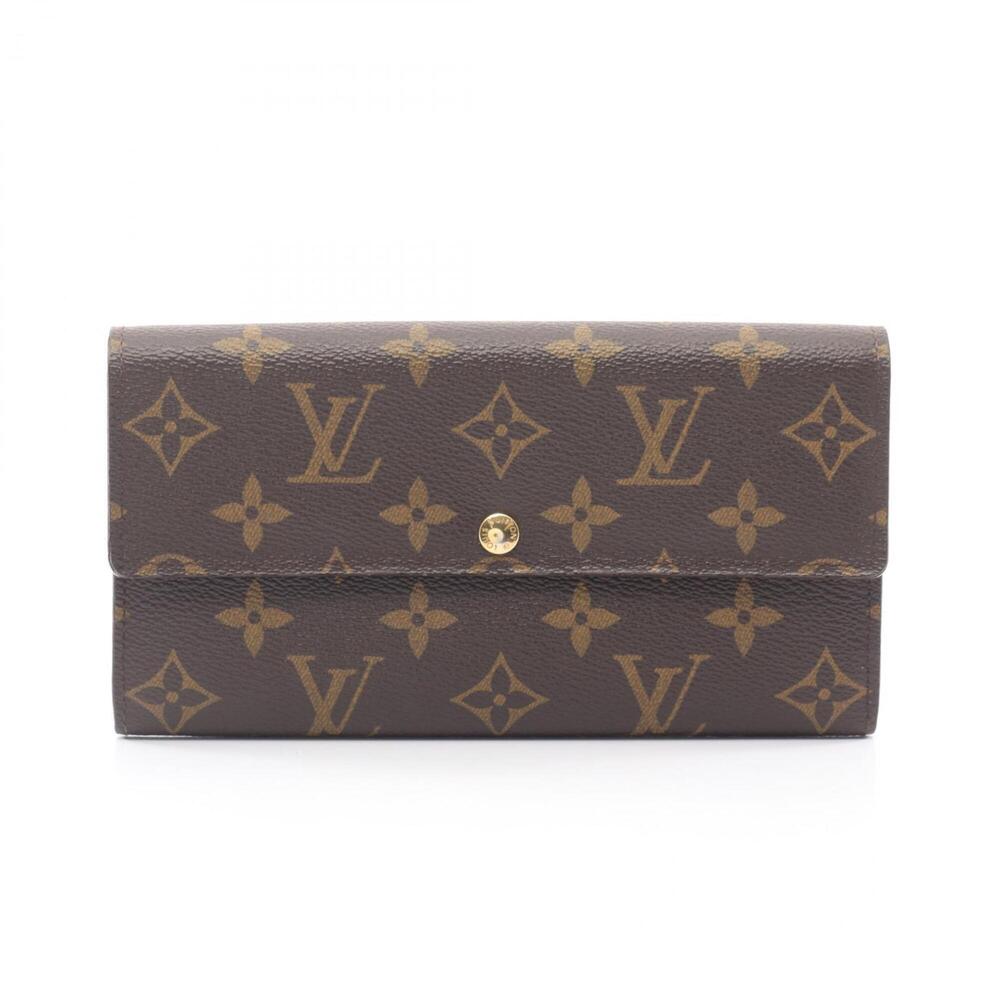 Louis Vuitton Portefeuille Sarah Bi-fold Long Wallet, Leather, Monogram, Wome...